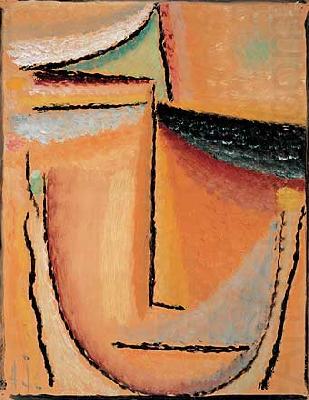 Alexej von Jawlensky Abstract Head china oil painting image